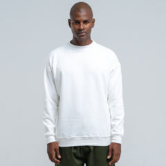 MOLETOM CARECA OVERSIZED OFFWHITE