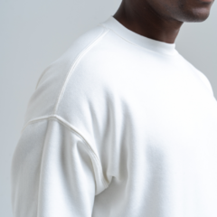 MOLETOM CARECA OVERSIZED OFFWHITE - BC COMPANY