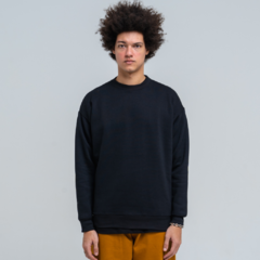 MOLETOM CARECA OVERSIZED PRETO