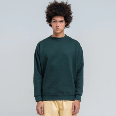 MOLETOM CARECA OVERSIZED VERDE MUSGO