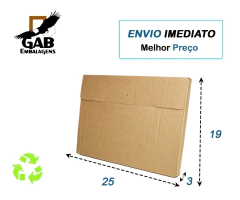 Caixa Envelope P (25x19x3) - 50 und