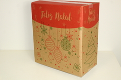 25 Caixas Cesta de Natal 32x17x35 Impressão Padrão na internet