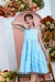 Vestido Filha Azul Listrado
