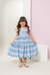 Vestido Filha azul
