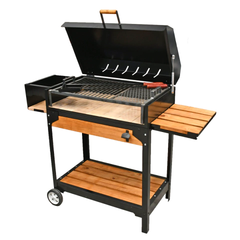 Chulengo/parrillero c/tapa 100x50 y madera