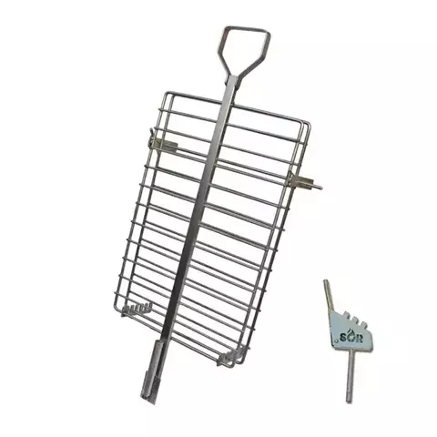 Estaca asador Libro A.inox 60x40cm c/caja p/Fogonero - comprar online