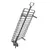 Estaca asador Libro A.inox 70x50cm c/caja p/Fogonero - comprar online
