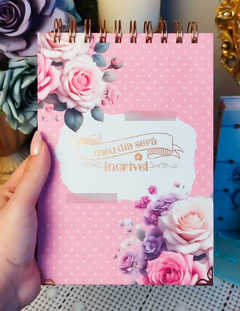 Planejador Diário Tons de Rosa