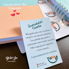 Cartões de Agradecimento a Clientes 24 uni - belajupersonalizados