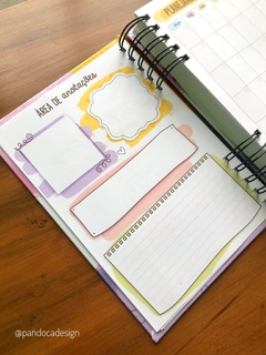 Agenda Colors Permanente (não datada) capa frase
