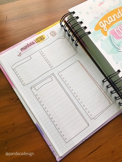 Agenda Colors Permanente (não datada) capa frase - loja online