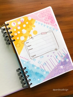 Agenda Colors Permanente (não datada) capa frase - comprar online