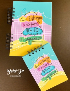 Agenda Colors Permanente (não datada) + Bloquinho - belajupersonalizados