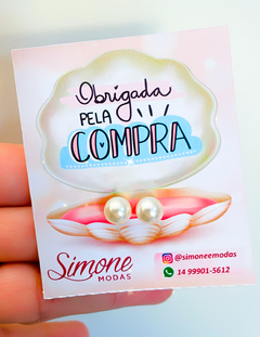 Imagem do TAGs + BRINCO PÉROLAS 24 uni - Mimo Cliente