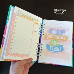 Agenda Colors Permanente (não datada) capa frase