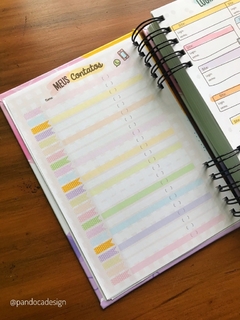 Agenda Colors Permanente (não datada) capa frase na internet