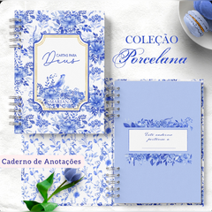Caderno de Anotações estilo Porcelana - loja online