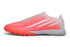 Chuteira Adidas F50 Hyperfast Laceless TF - Rosa