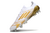 Chuteira Adidas F50 X Campo SG - Branco/Dourado - Marca Esportiva - Loja Especializada em Chuteiras 