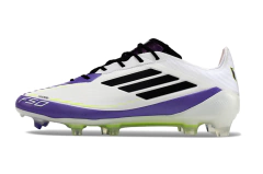 Chuteira Adidas F50 X Campo - Branco/Roxo/Verde