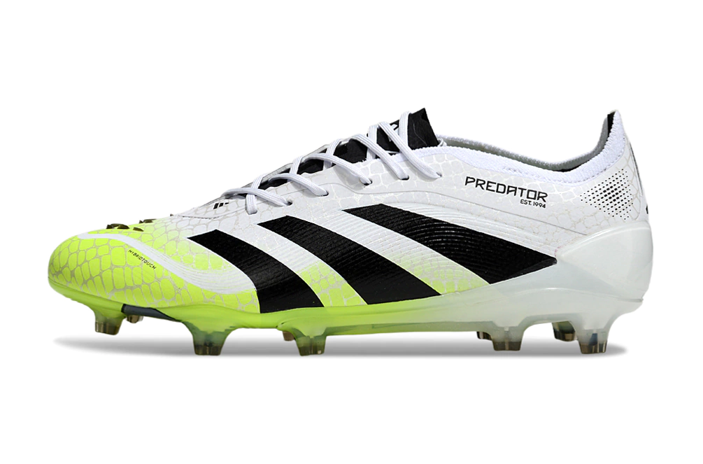 シューズ adidas Predator Elite FG 25.0 Chuteira Adidas Predator Elite 25 Campo FG - Branco/Verde