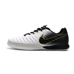 Chuteira Nike Tiempo Legend 7 Finale Futsal - Preto/Branco