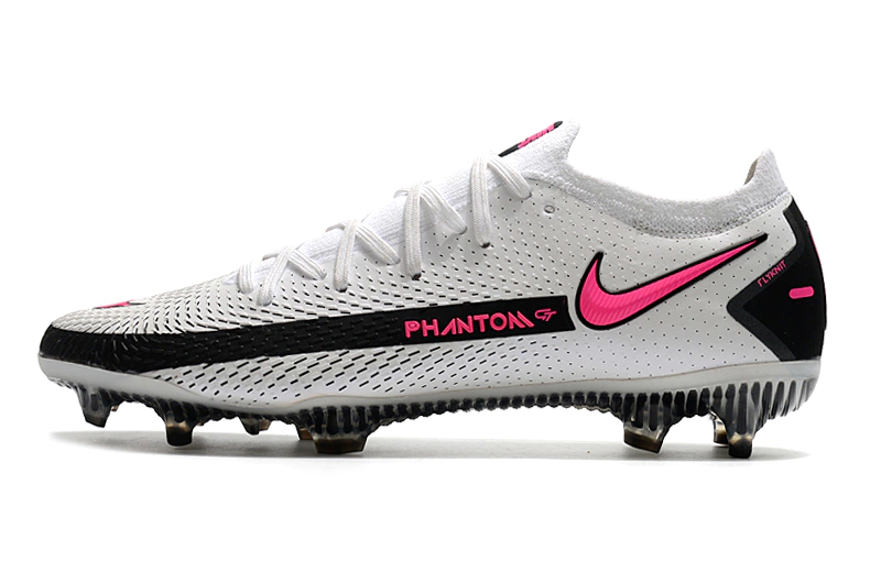 Chuteira Nike Campo Phantom GT 2 Elite FG - Branco/Rosa