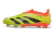 Chuteira Adidas Predstrike Elite Laceless Campo - Amarelo/Preto/Laranja