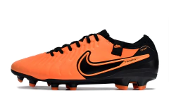 Chuteira Nike Tiempo Legend 10 Elite FG - Laranja/Preto