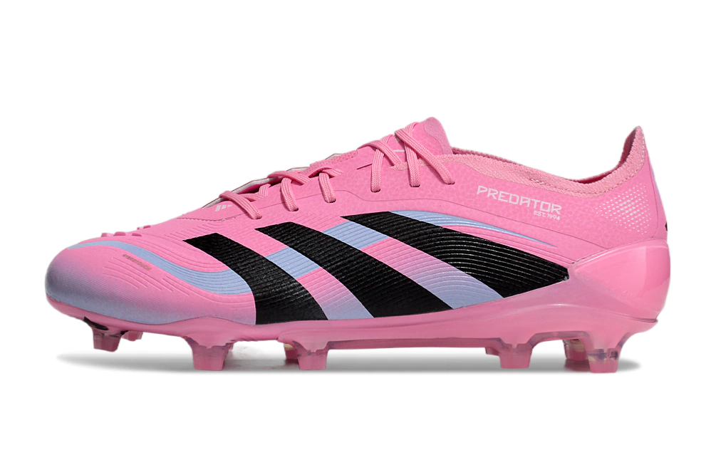 Chuteira Adidas Predator Elite 25 Campo FG - Rosa/Preto