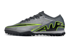 Chuteira Nike Mercurial Vapor 15 Elite Society - Cinza/Verde