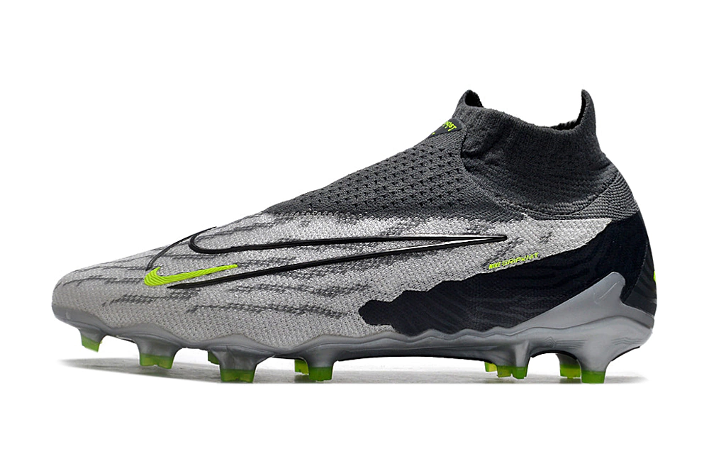 Chuteira Nike Phantom GX Elite FG Cinza/Verde - Performance e Controle