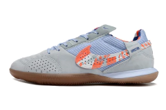 Chuteira Nike Street Gato Futsal IC - Azul/Laranja