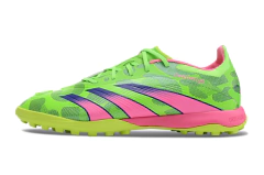 Chuteira Adidas Predator PredStrike Elite Society - Verde/Rosa