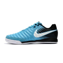 Chuteira Nike Tiempo Legend 7 Academy Futsal - Azul/Branco