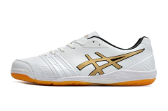 Chuteira Asics Japan Destaque FF Futsal - Branco/Amarelo