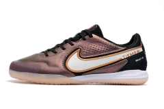 Chuteira Nike React Tiempo Legend 9 Pro Futsal IC - Marrom/Rosa