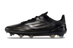 Chuteira Adidas F50 X Campo - Preto/Dourado
