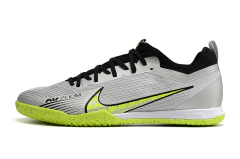 Chuteira Nike Mercurial Vapor 15 Pro Futsal IC XXV - Prata/Verde