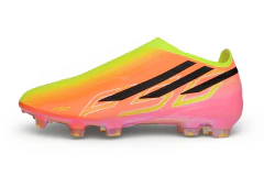 Chuteira Adidas F50 Hyperfast Laceless FG - Rosa
