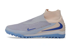 Chuteira Nike Phantom ReactX 6 Pro Botinha Society TF - Azul