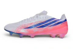 Chuteira Adidas F50 Hyperfast.1 Evo FG - Branco/Rosa