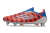 Chuteira Adidas F50 X Laceless Campo SG - Vermelho/Azul/Branco