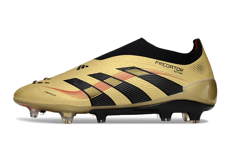 Chuteira Adidas Predator Elite 25 Laceless Campo Dourada