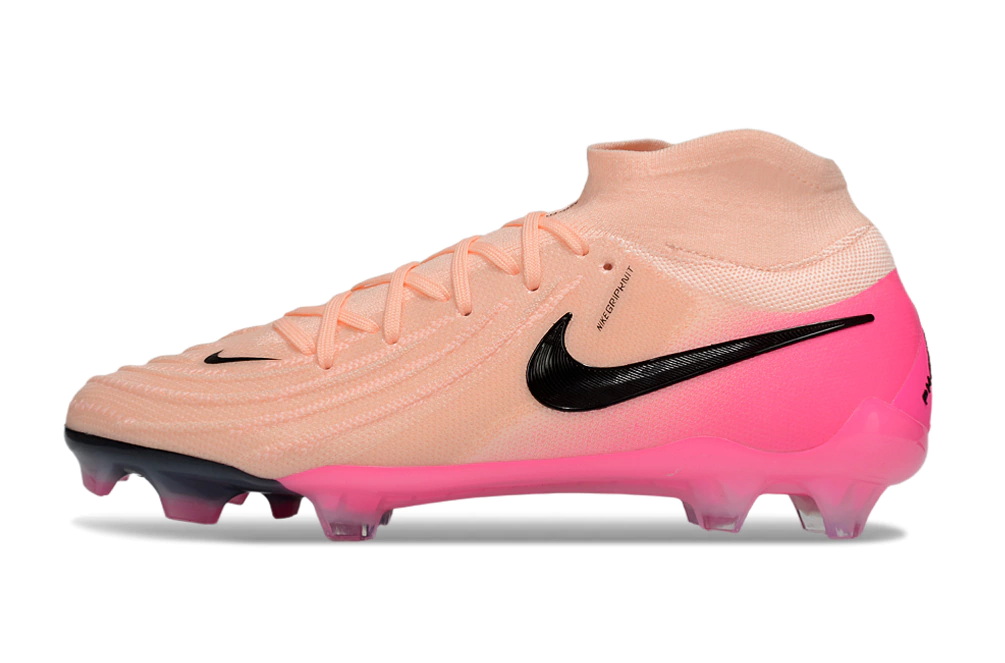 Chuteira Nike Phantom Luna 2 Elite Campo FG - Marrom/Rosa