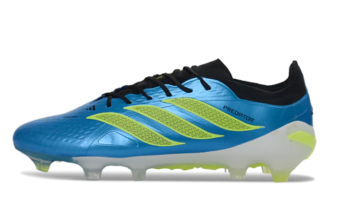 シューズ adidas Predator Elite AG 26.0 Chuteira Adidas Predator Elite 26 Campo FG Azul - Controle e Agilidade