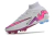 Chuteira Nike Air Zoom Mercurial Superfly 9 Elite - Branco/Roxo na internet