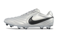 Chuteira Nike Tiempo Ligera Pro FG - Prata