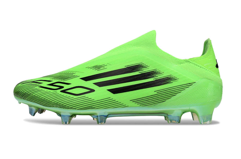 Chuteira Adidas F50 X Laceless Verde - Leve e Rápida