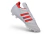 Chuteira Adidas Mundial Campo FG - Branco/Vermelho - Marca Esportiva - Loja Especializada em Chuteiras 